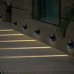 Aca Στεγανή Επιτοίχια Πλαφονιέρα Εξωτερικού Χώρου με Ενσωματωμένο LED σε Γκρι Χρώμα