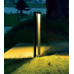 Aca Φωτιστικό Κολωνάκι Εξωτερικού Χώρου με Ενσωματωμένο LED σε Μαύρο Χρώμα