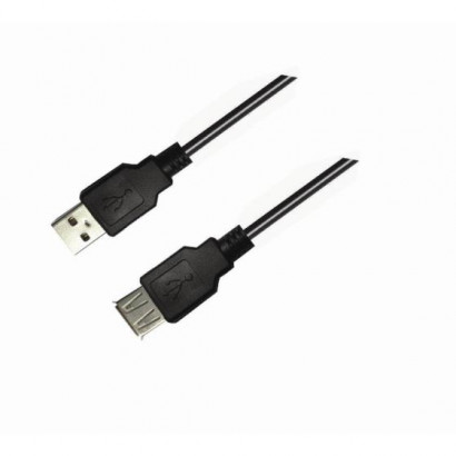 Cable USB M/F 1.8m Aculine USB-001 