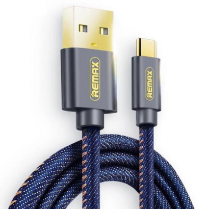 Charging Cable Remax TYPE-C Blue 1.2m Cowboy RC-096a 