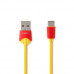 Charging Cable Remax TYPE-C 1m Chips Yellow RC-114 