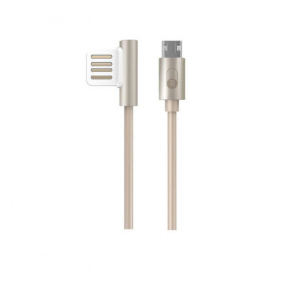 Charging Cable WK Dual Side Micro Gold 1m Throne 
