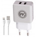 Charger WK WP-U11 Combo+I6 Cable 1m White 