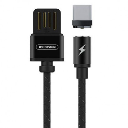 Charging Cable WK Magnetic TYPE-C Black 1m WDC-046 