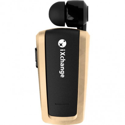 Retractable Bluetooth Mini Headset iXchange Gold - UA25XB 